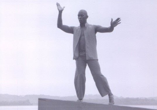 Boris Willis with both arms raised